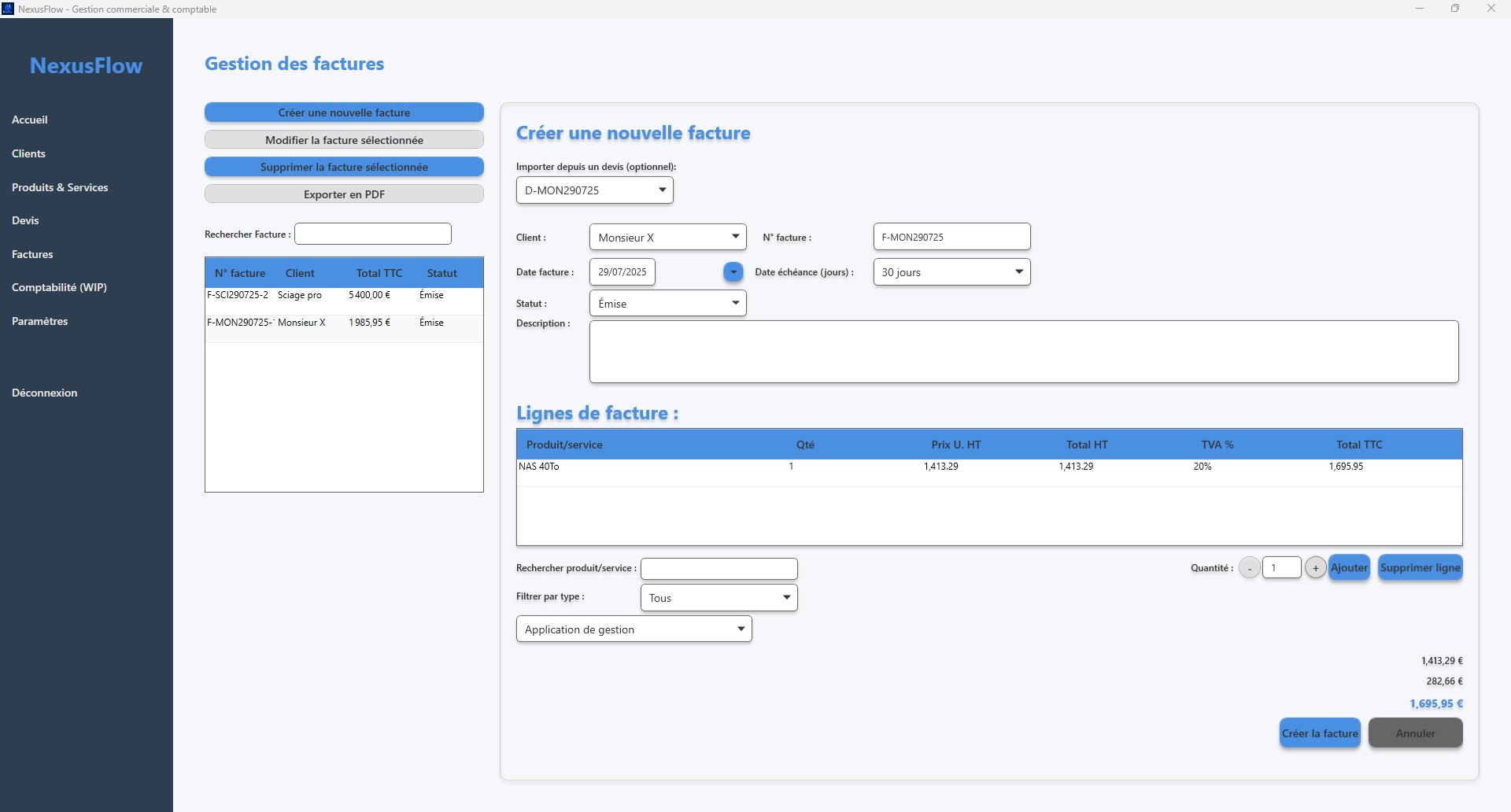 Développement de logiciel